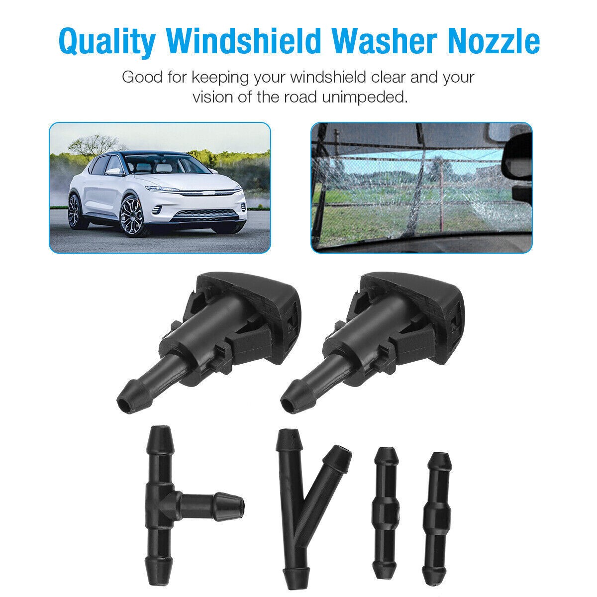 Windshield Washer Squirter Nozzle Spray for Chrysler Dodge Ram 4805742AB USA