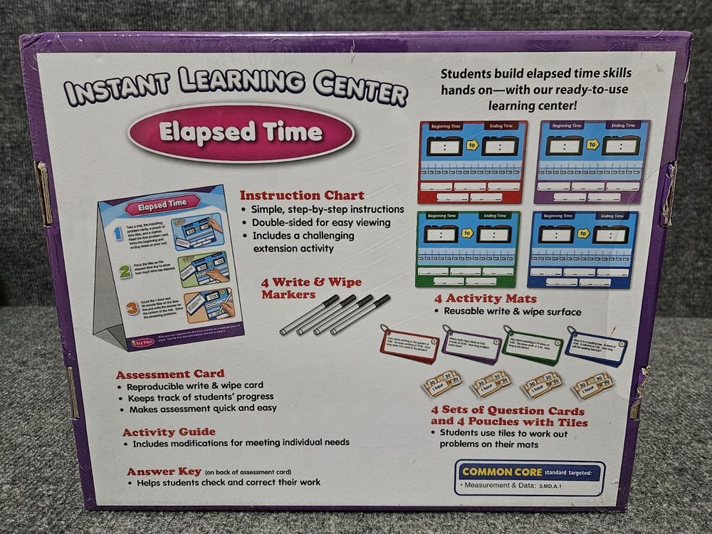 Lakeshore Instant Learning Center ELAPSED TIME
