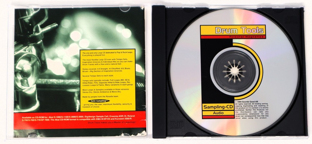 Sounds Good Drum Tools Sample Library/Sound Library/Sampling CD 1994