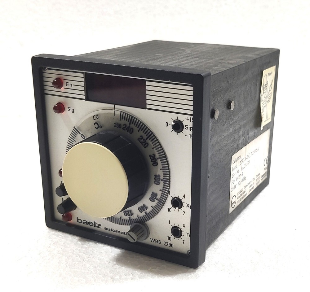 BAELZ AUTOMATIC WBS 2290 TEMPERATURE CONTROLLER 2290-A-D-2.7-230-SA