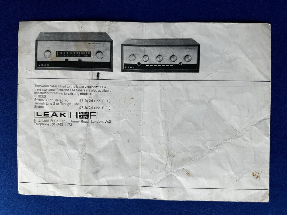 Leak Trough line Brochure