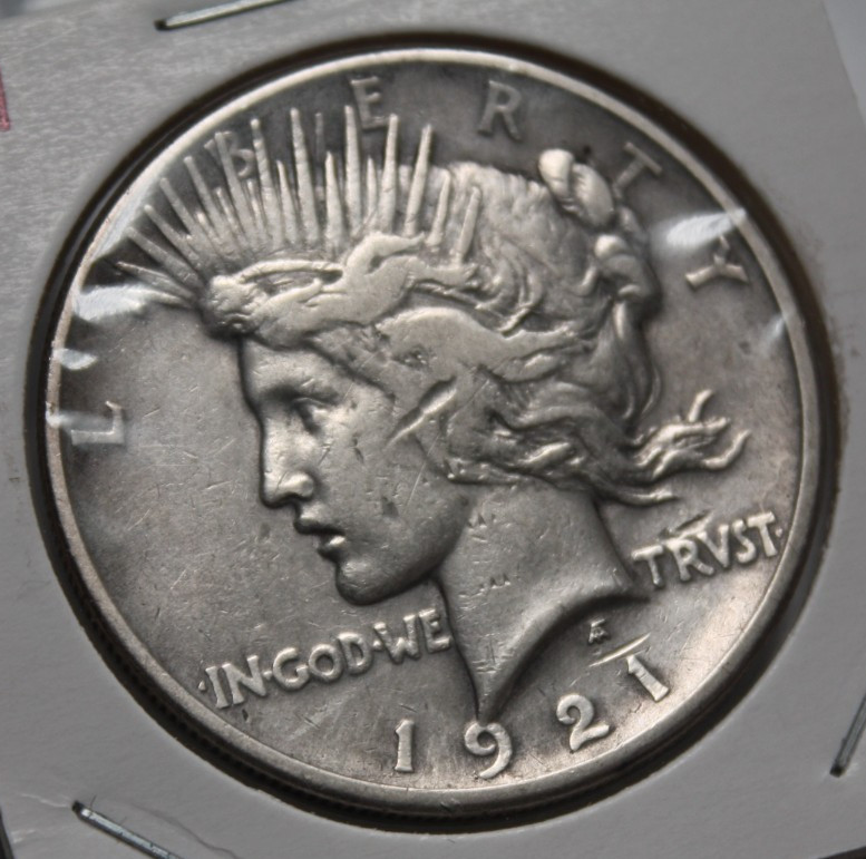1921 $1 Peace Dollar [115GRA]
