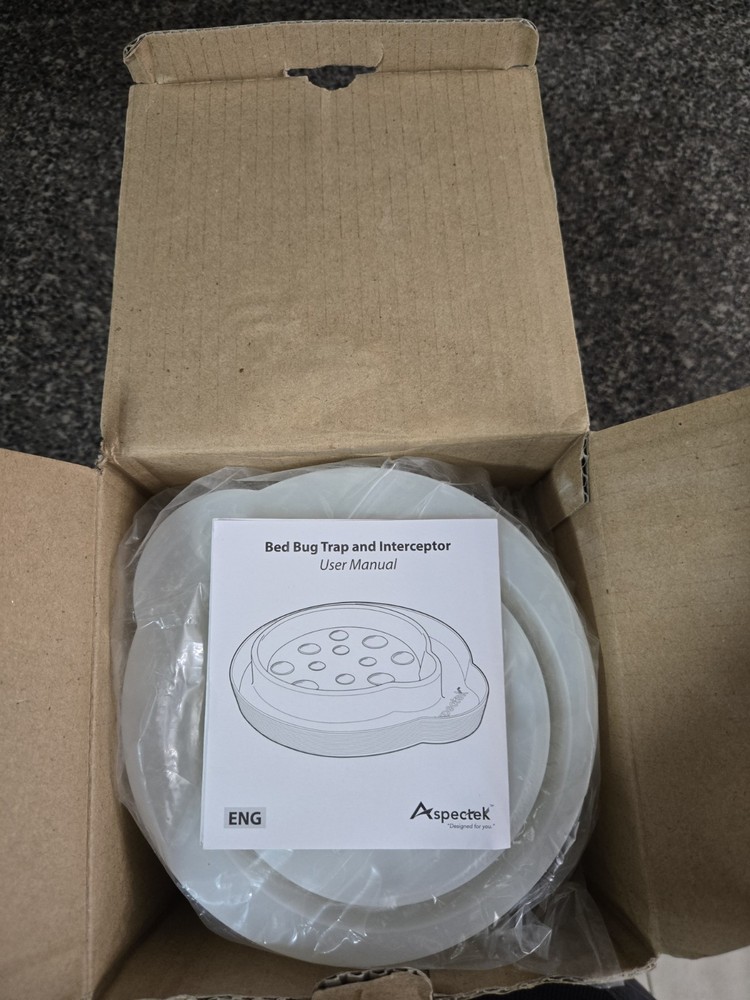 Aspectek Bed Bug Trap And Interceptor-Open Box- 4 pack (2 Set)