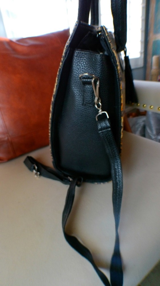 Leather- Crocodile Embossed Tote Bag