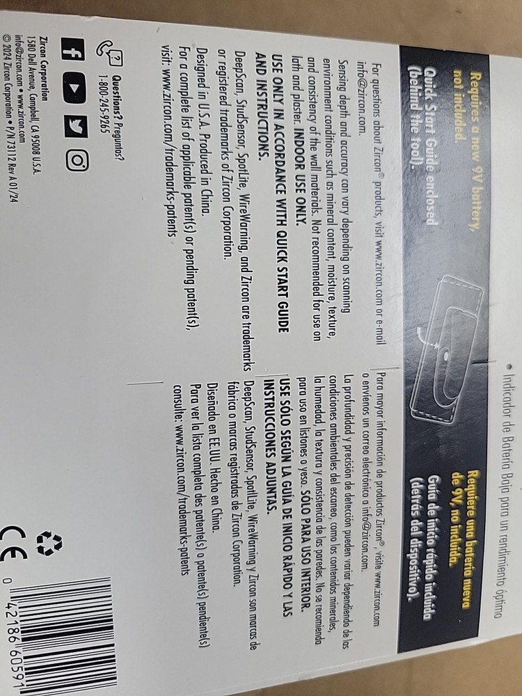 Zircon I520 Onestep Scanner