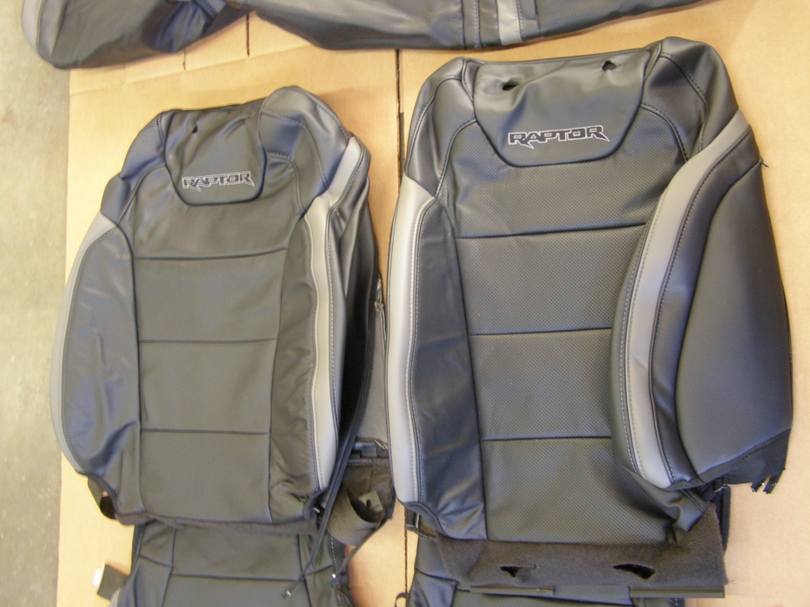 OEM Ford 2017 2018 Raptor Truck Leather Seat Covers New T/O Set SVT Interior nos