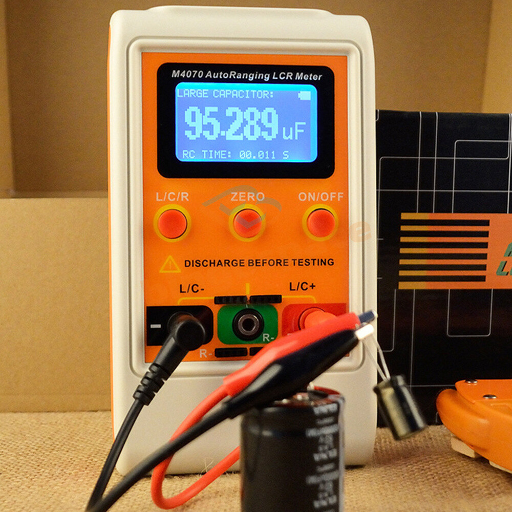 M4070 Handheld LCR Meter Auto Ranging Capacitance Inductance Resistance Tester.