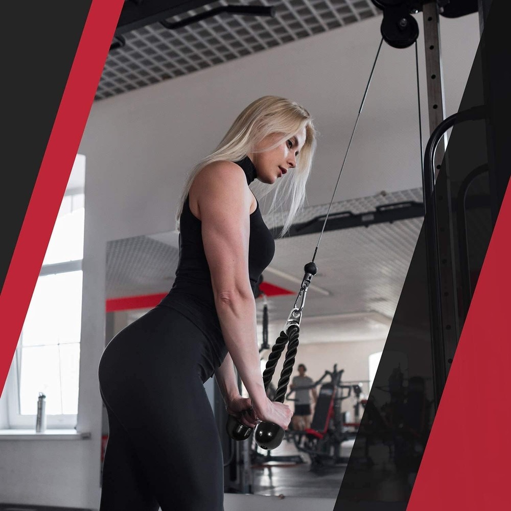 Tricep Press Down Cable Machine Attachment Set - Elevate Your Strength Training