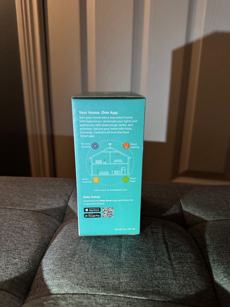 Kasa Smart Wi-Fi Plug Mini by TP-Link - White Model HS105