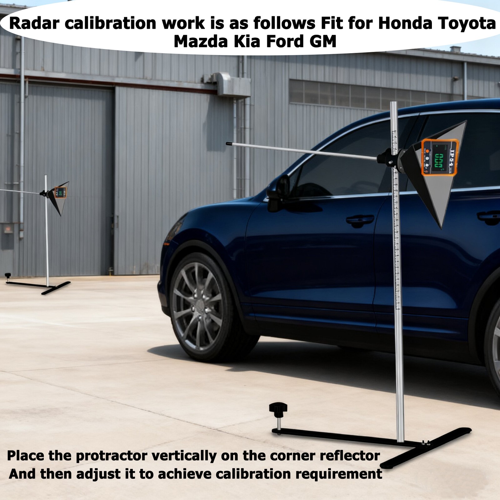 ADAS Radar Aiming Target Reflector Calibration Tool for Honda Toyota-Medium Size
