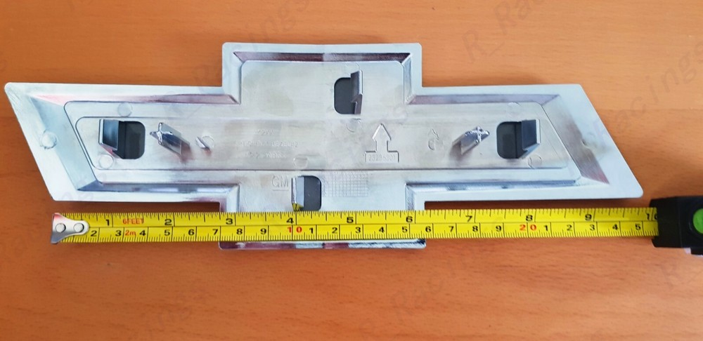 New Gloss Black Front & Tailgate Bowtie Emblem For 2016 - 2018 GM Silverado 1500