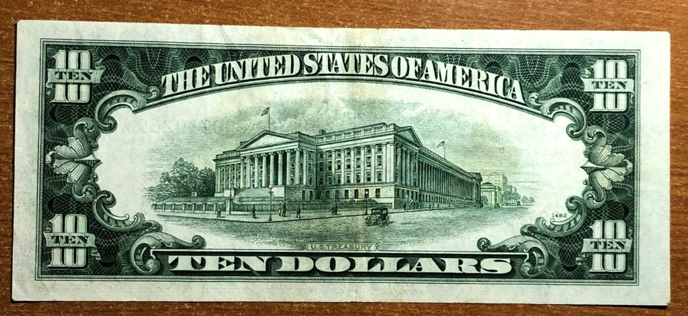 1953-A $10 SILVER CERTIFICATE STAR NOTE FR.1707*