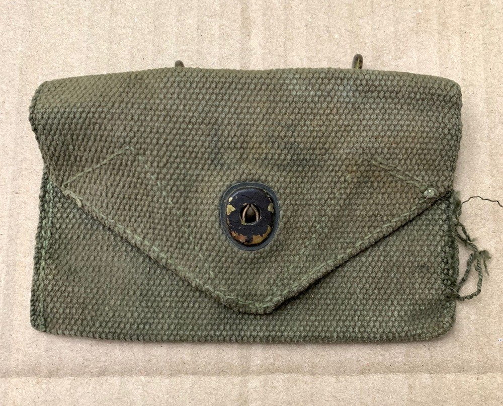 Original WWII US Carlisle Bandage Pouch Needs Repair