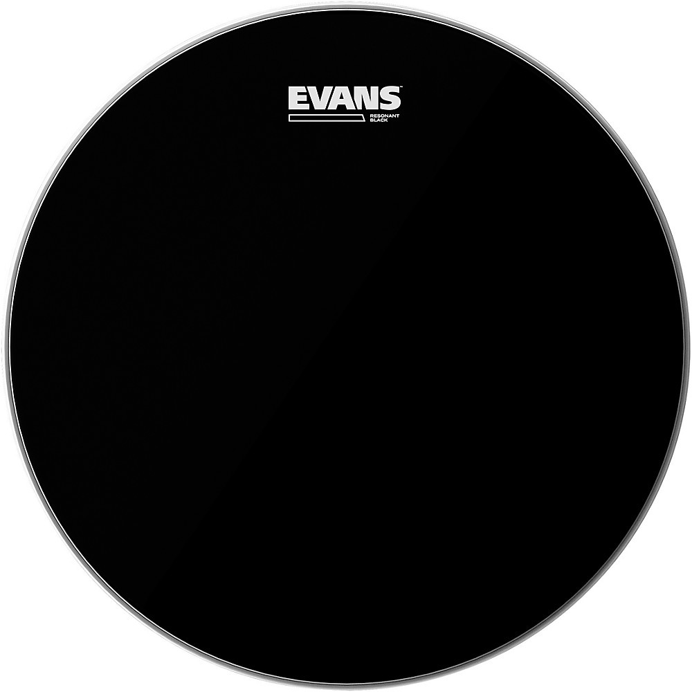 Evans Resonant Black Tom Drumhead  8 in.