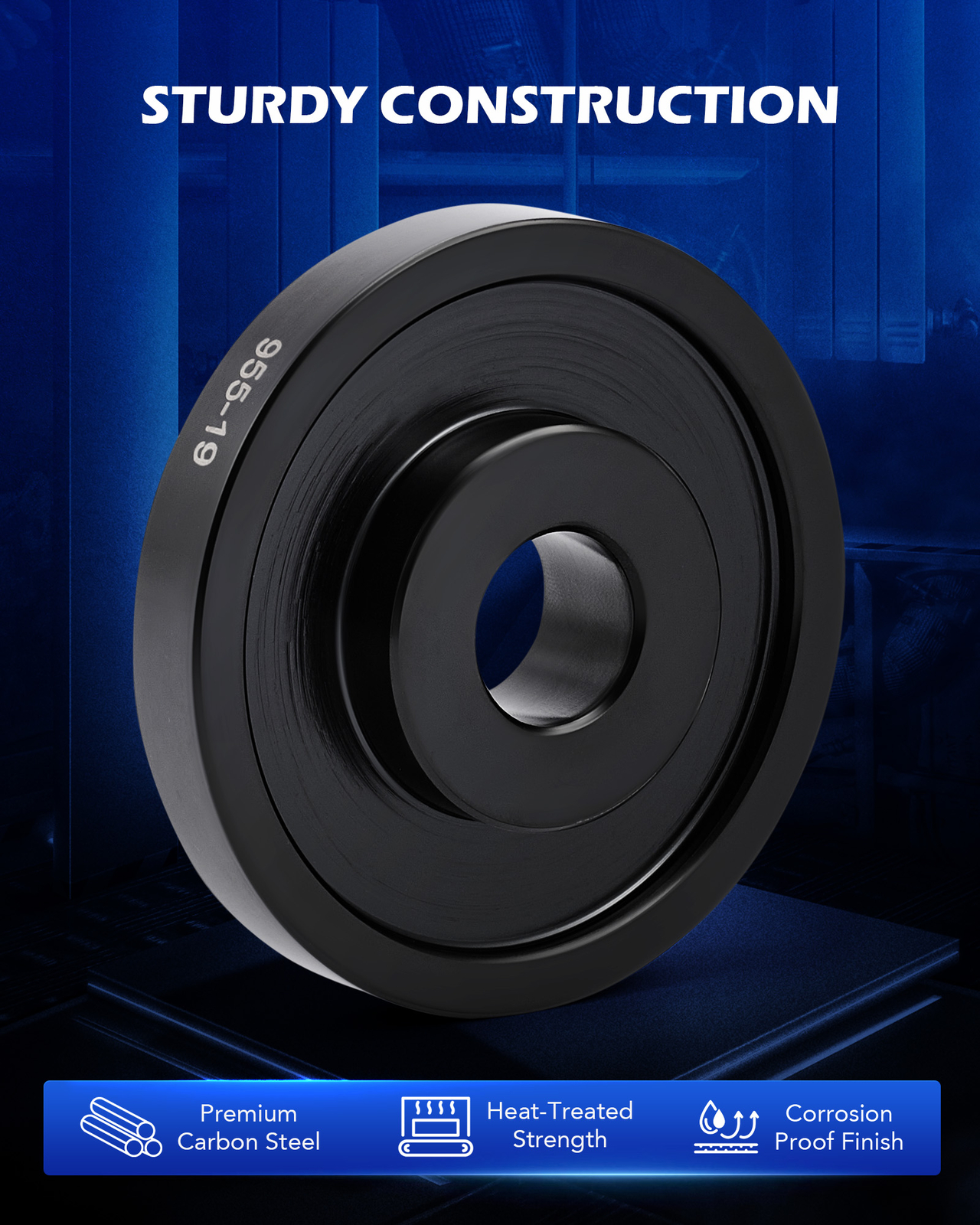 OMT FWD Front Wheel Bearing Press Drive Removal Adapter Puller Pulley Kit 24pcs