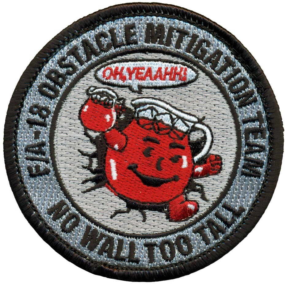USN AIR TEST & EVALUATION SQUADRON 31 (VX-31) FA-18 OBSTACLE MITIGATION PATCH
