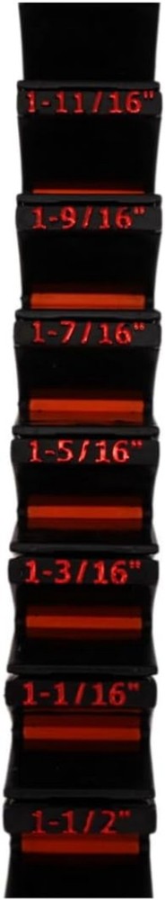 19 Modular Wrench Size Labels 1"–2" – Customizable Inserts for Tool Efficiency