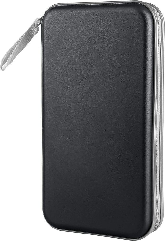 CD Case, DVD Case Holder 96 Capacity Hard Plastic CD DVD Disc Cases Storage Bind