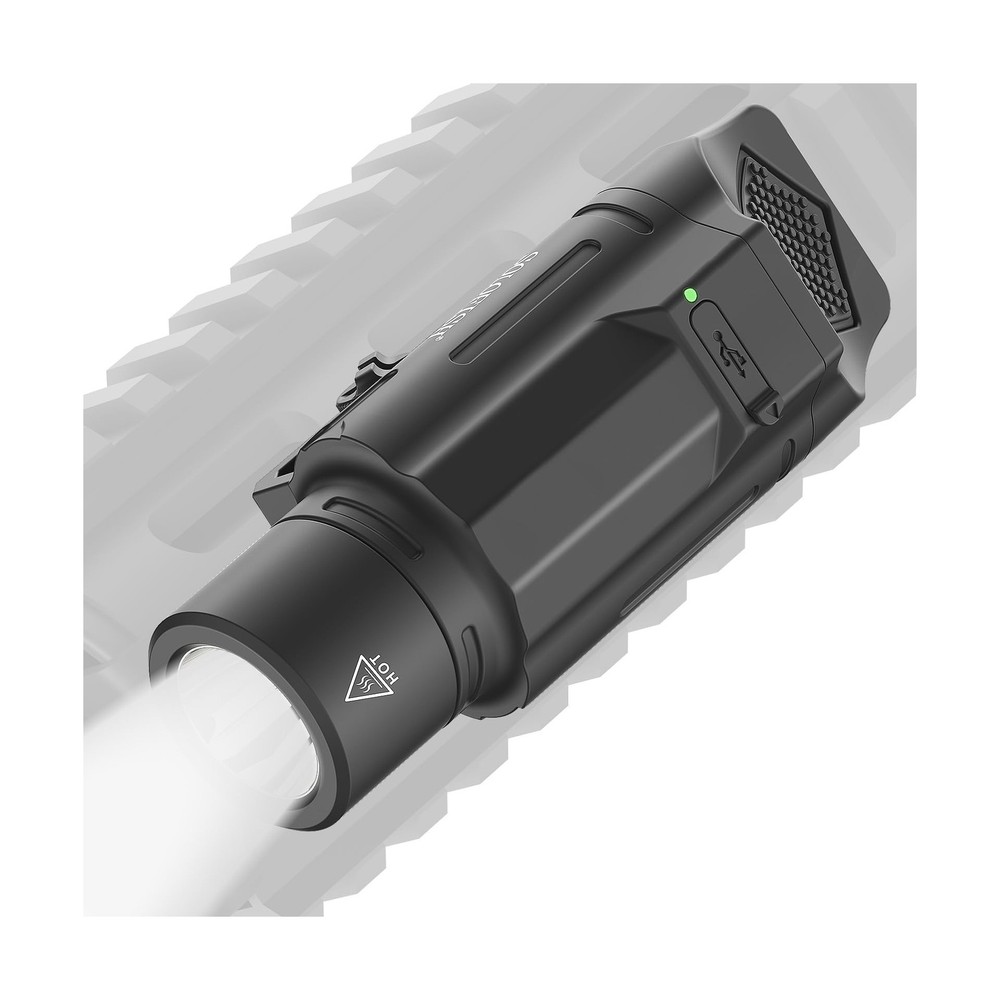 Solofish 1500 Lumen Slidable Tactical Flashlight Compatible with Pi... Fast Ship