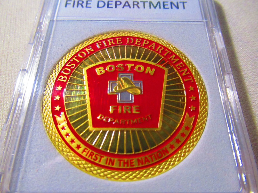 BOSTON Fire Dept. Challenge Coin