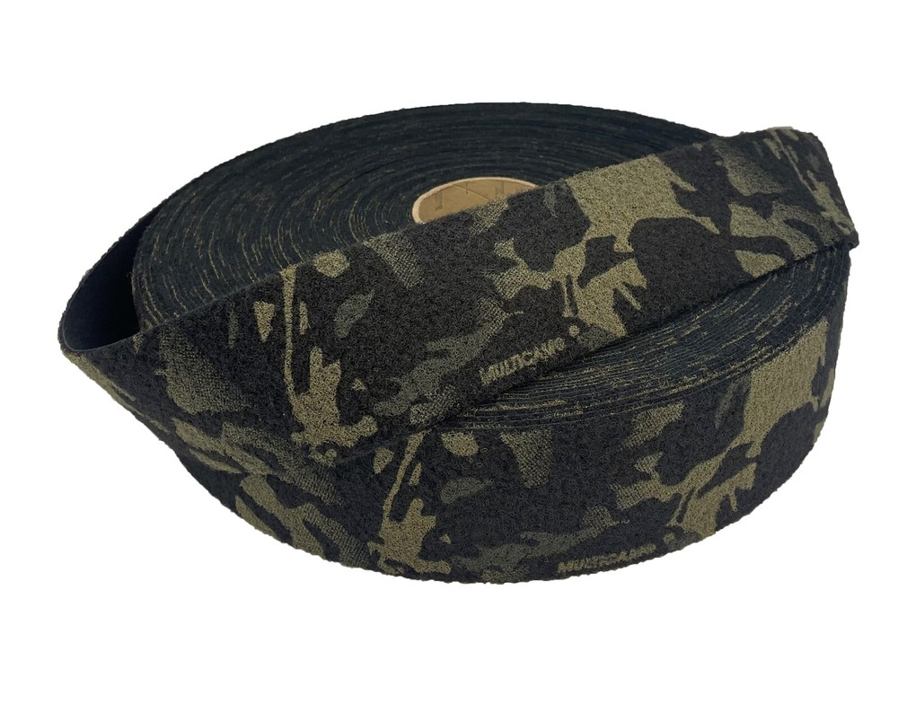 76mm - 3" Crye Multicam Black VELCRO Brand - Loop ( Military Webbing