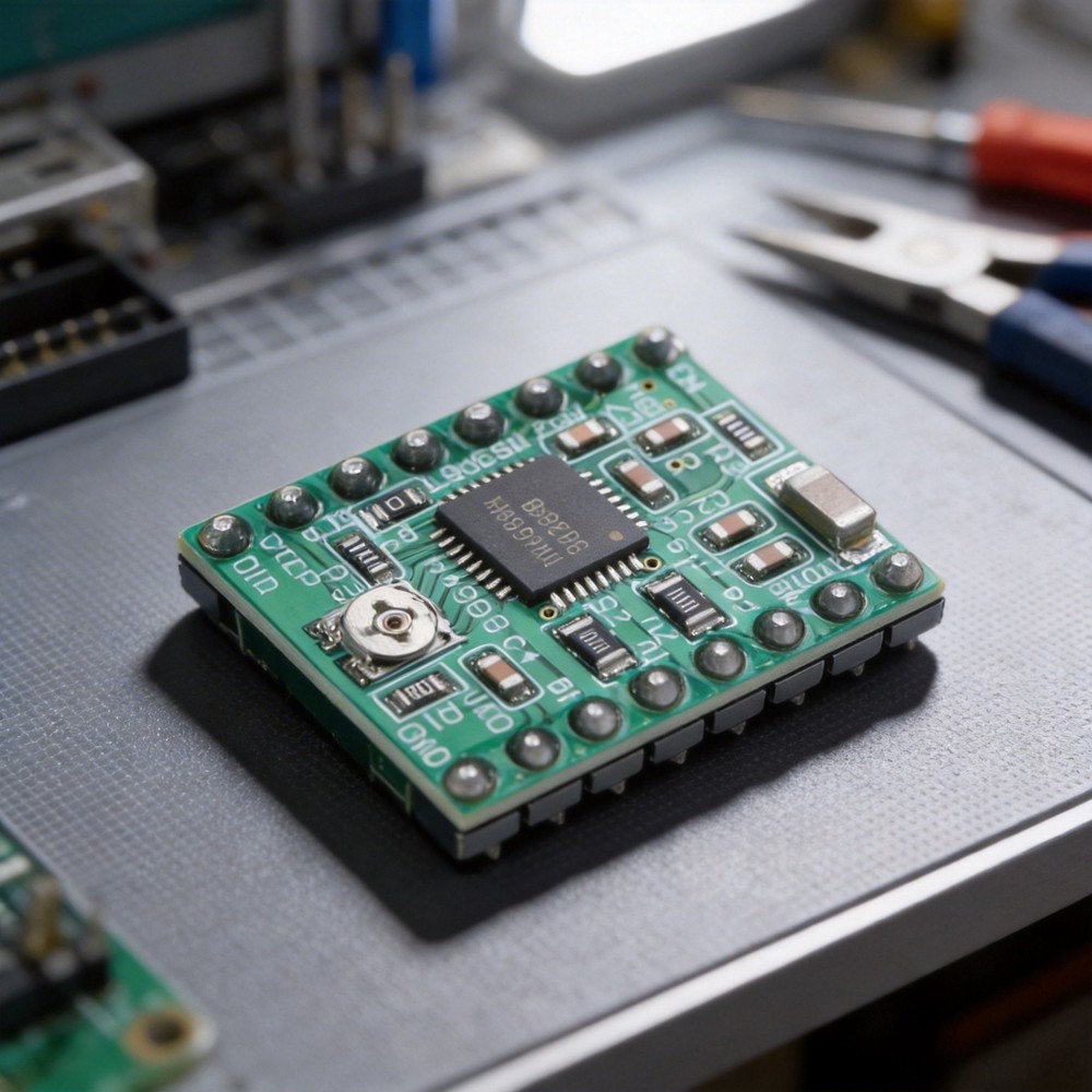 Automatic Current Detection A4988 Motor Driver for Stable Stepper Motor Control