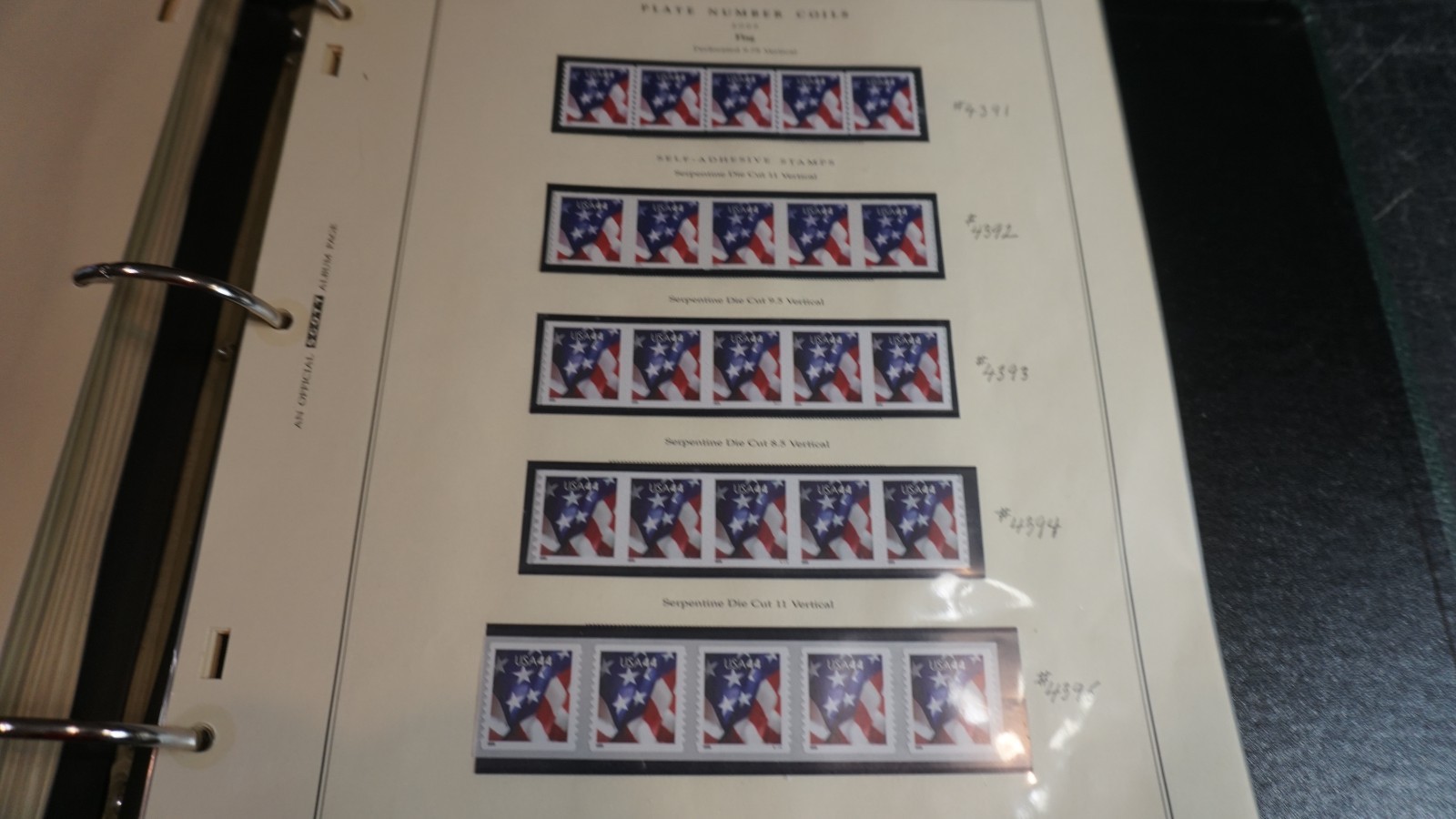 Gorgeous collection of Plate number coils in Scott album 1988-2015 MNH stamps