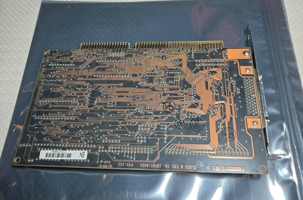 Micro Design HA-16A ISA Computer SCSI Controller Card w/ Cable (vintage)