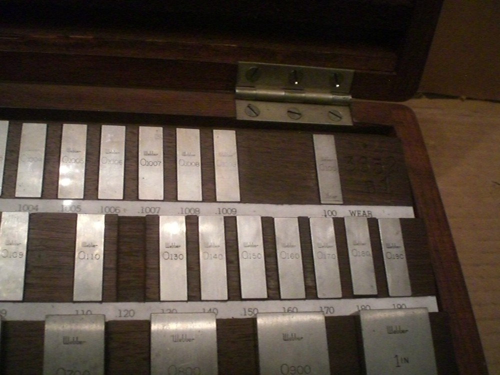 Weber Precision Gage Block Set