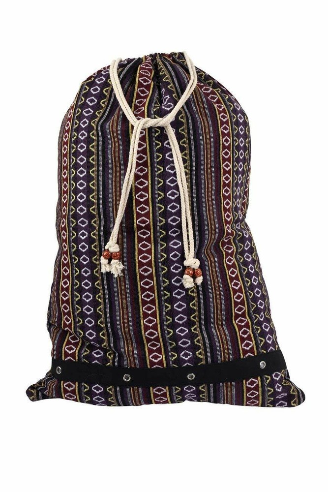 Large Spacious 23”X35” Drawstring Heavy Duty Laundry Duffle Bag /Shoulder Strap