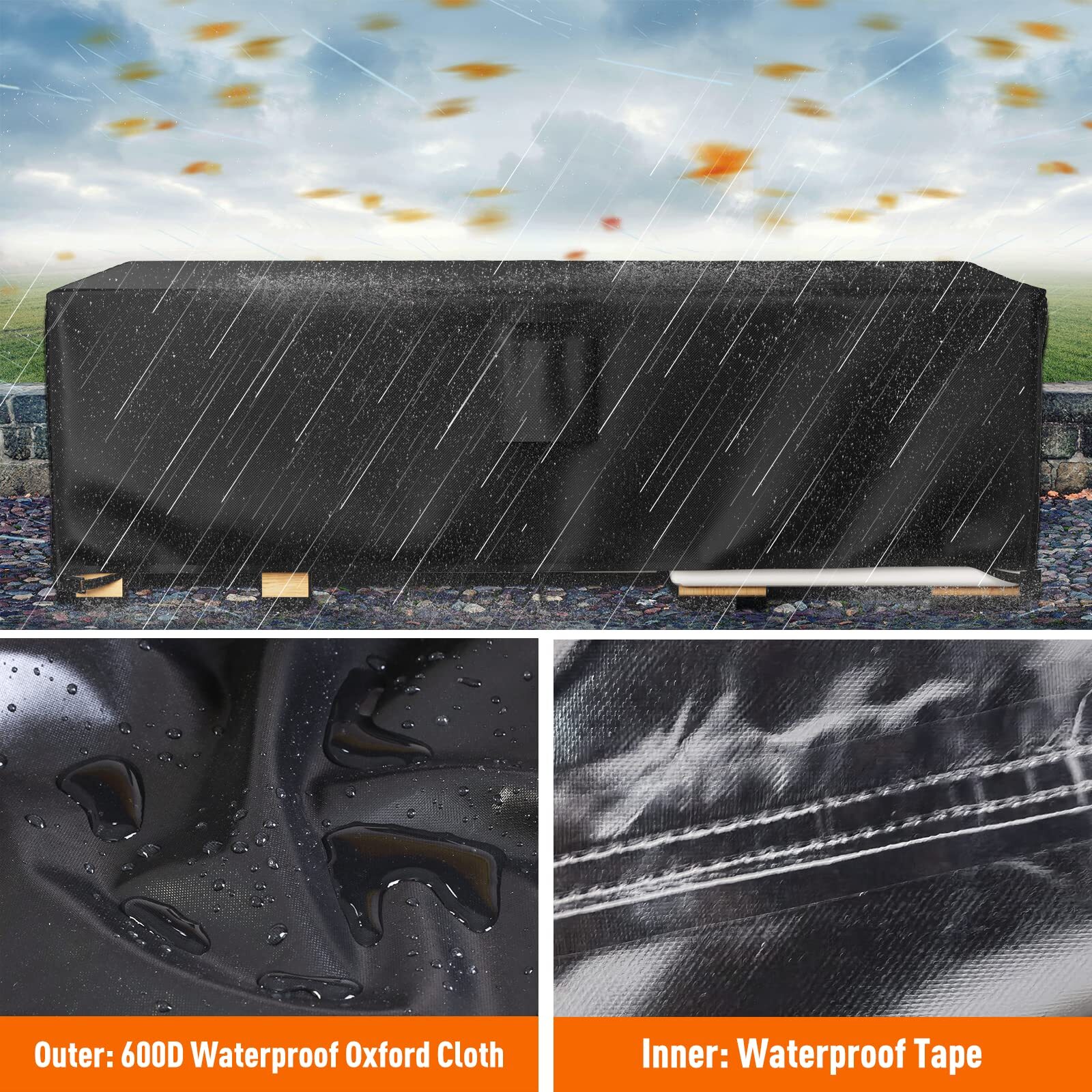 Patio Furniture Covers, Outdoor Furniture Cover Waterproof, Outside Table and Ch