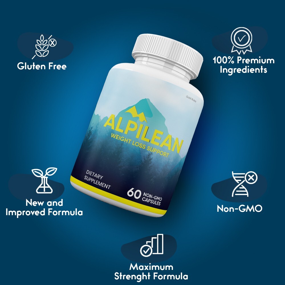 (5 Pack) Alpilean Pills, Advanced Formula Supplement, Original Maximum Strength