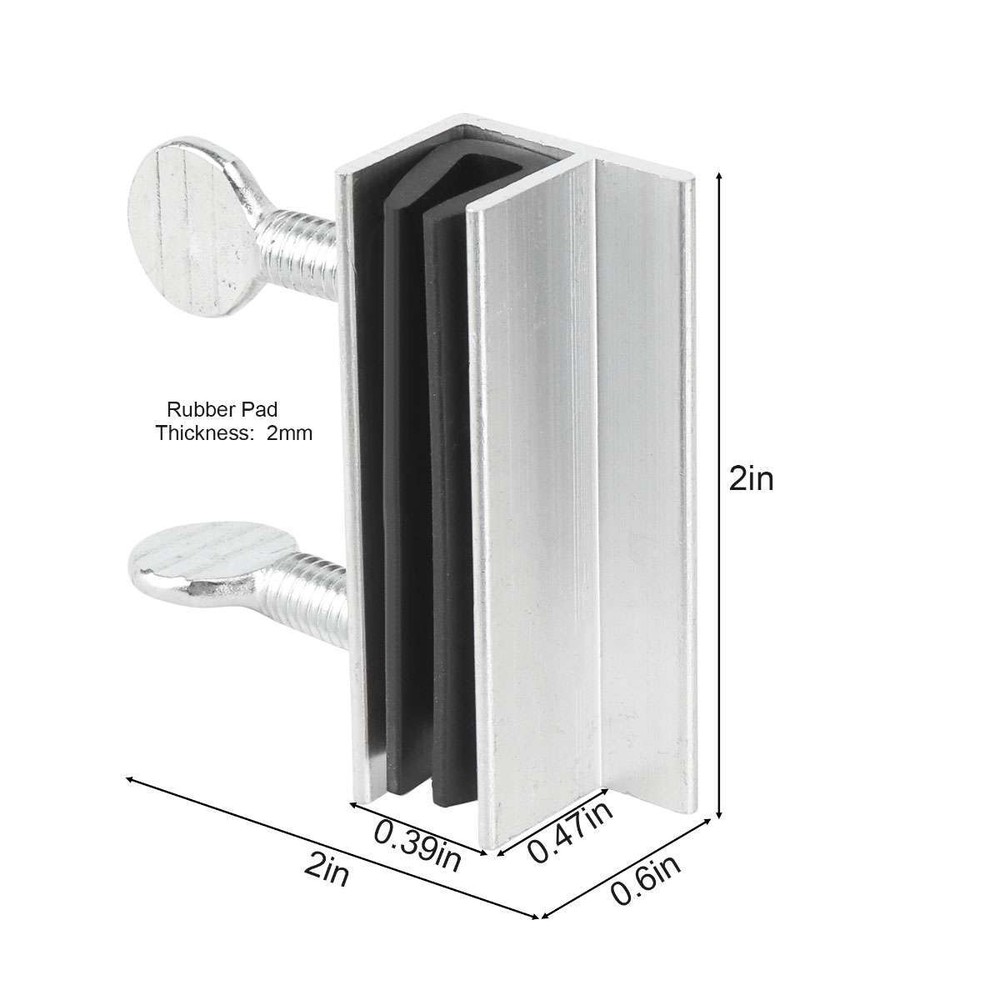 6Pcs Sliding Window Locks Child Proof Security Lock Stoppers Window Track Locks