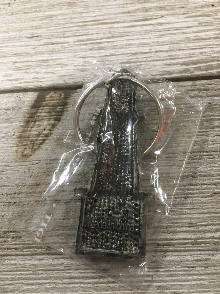 Vintage "Jesus Is The Light" Lighthouse Keychain