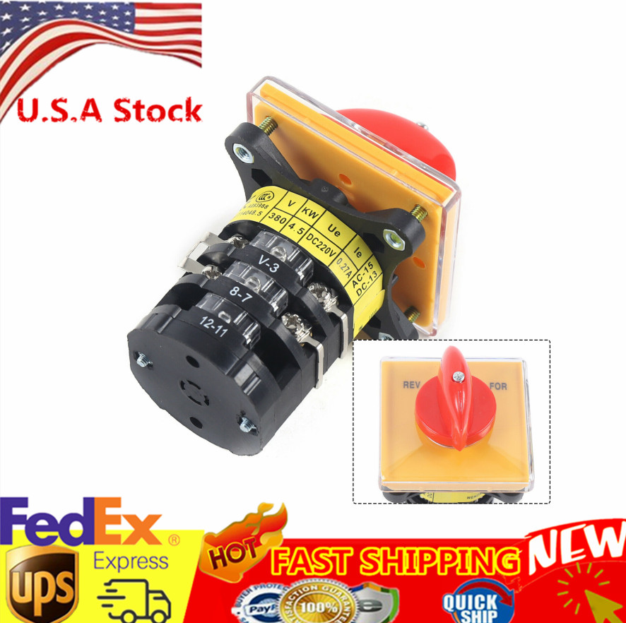 NEW Milling Machine Part Bridge port Forward Reverse 3 Phase Motor Mill Switch