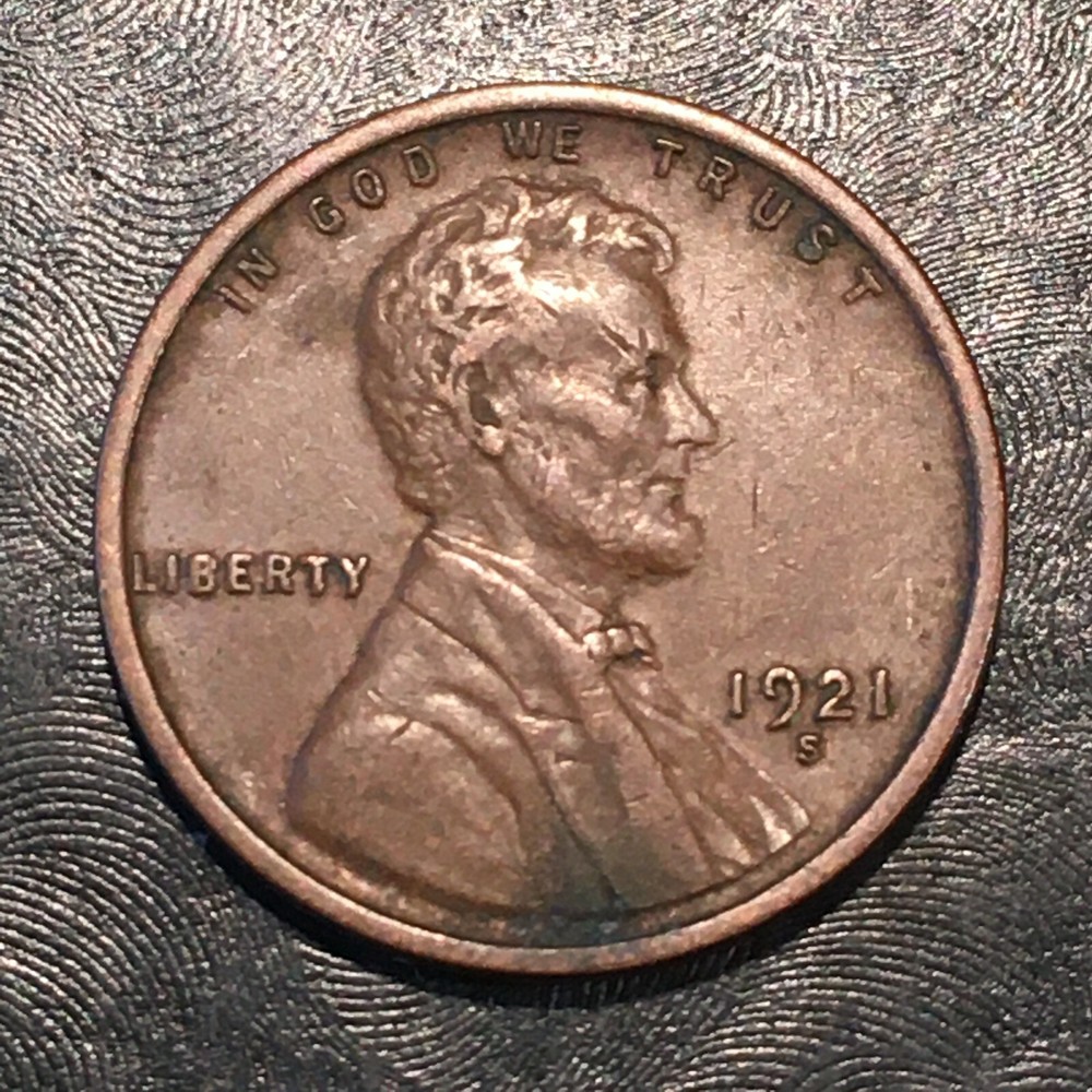 1921-S Lincoln Cent - High Quality Scans #M232