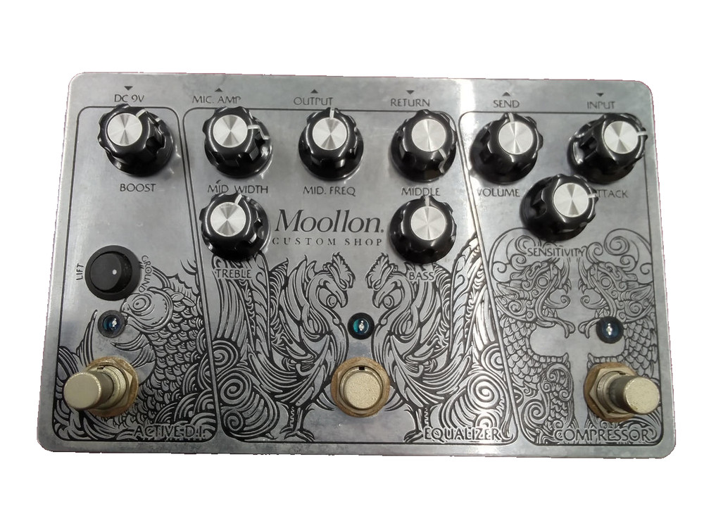 MOOLLON CUSTOM SHOP 3PLUS Guitar Effector Limiter Compressor Good