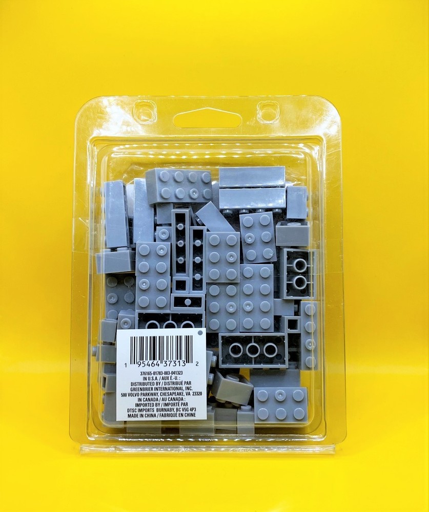 Make It Blocks 72pc x2 Lot Building Bricks Gray Brown Compatible Style