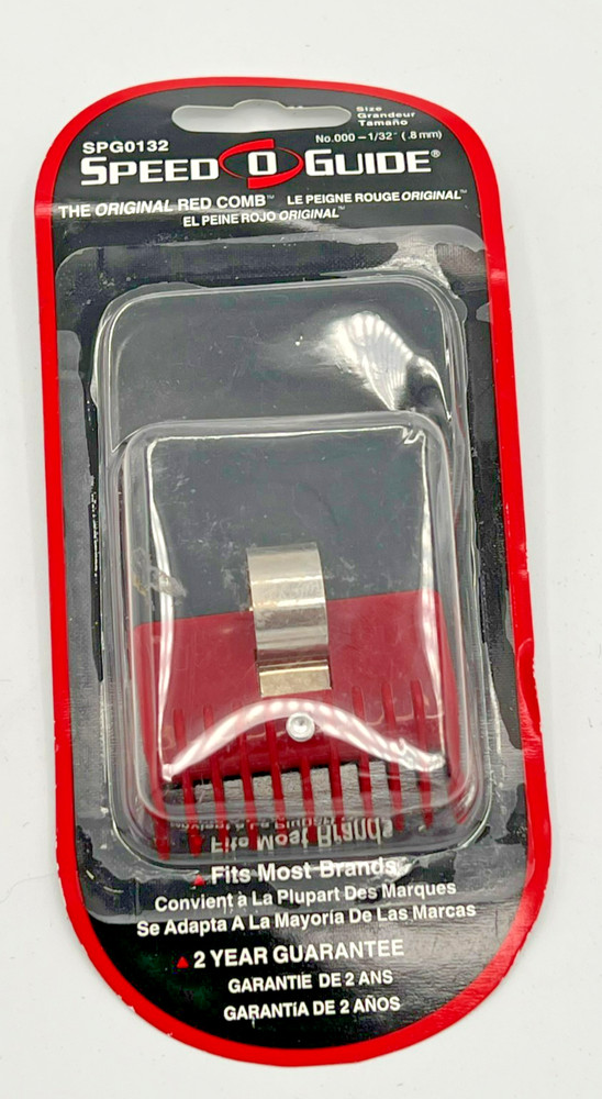 SPEED O GUIDE Universal Attachment Comb Guards Size OOO, 1/32"
