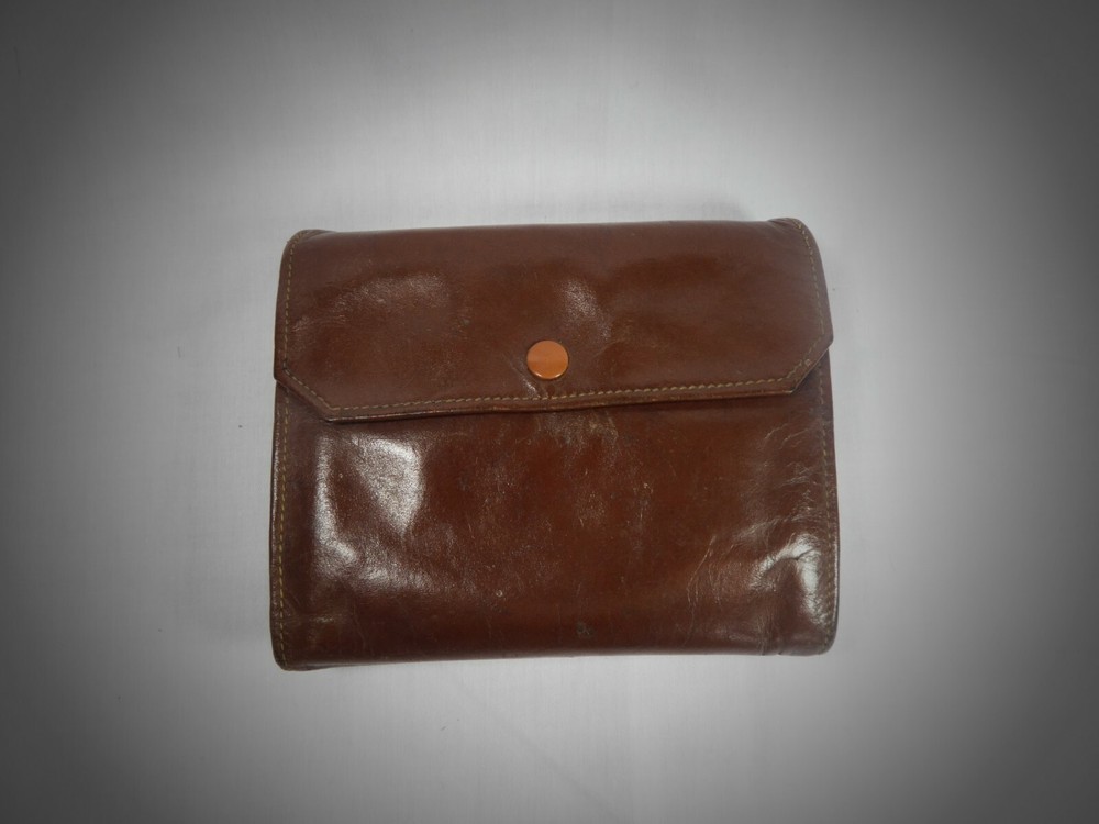 Circa 1920 Fly and Cast Leather Wallet