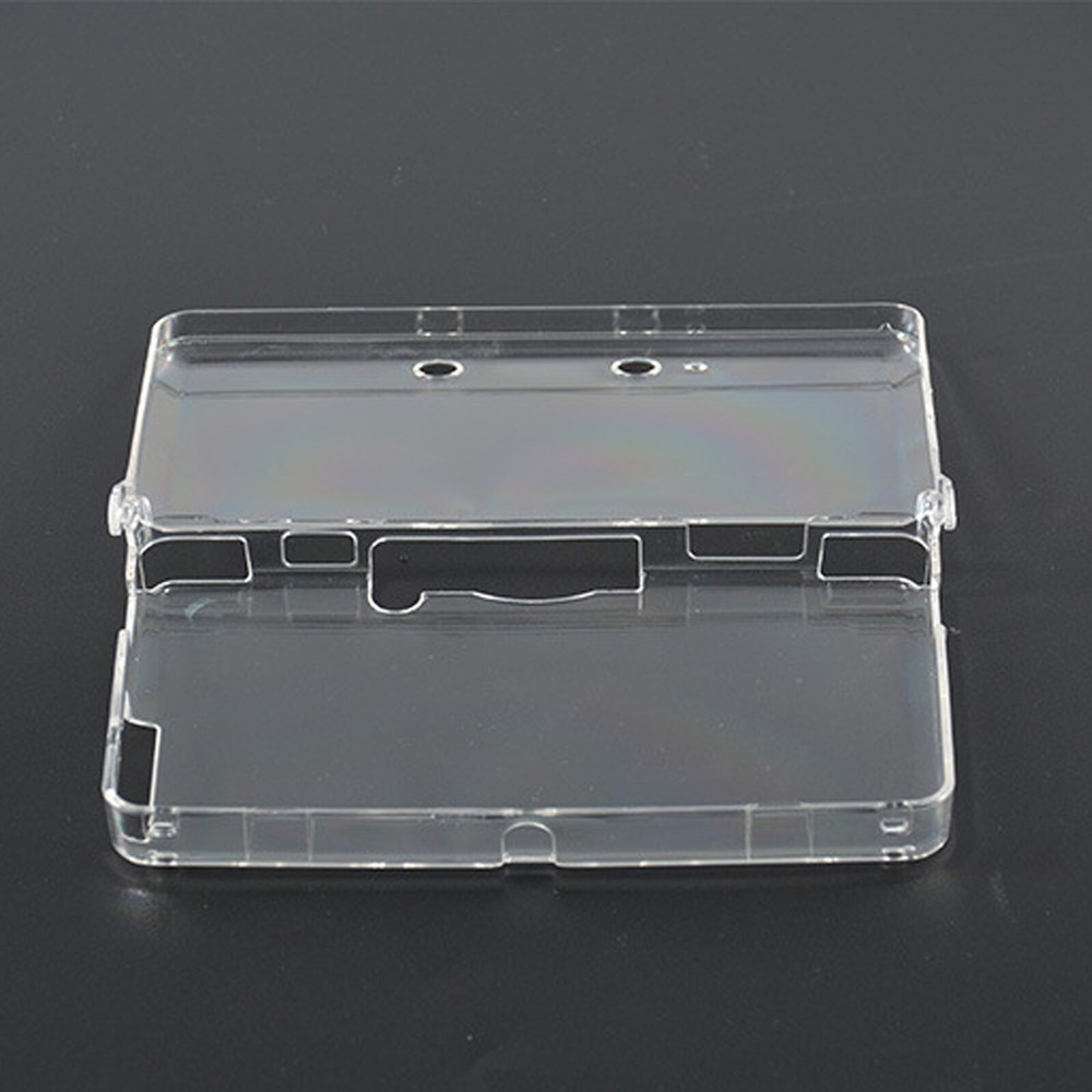 Clear Snap-on Plastic Crystal Hard Shell Case Protective Cover For Nintendo 3DS