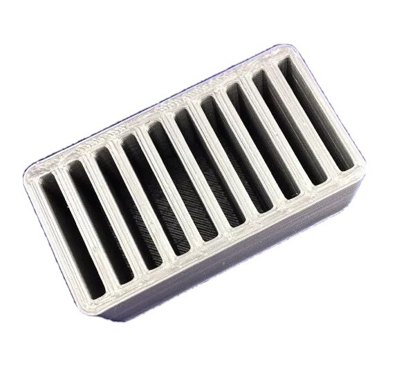 10 SD Card Holder Silver