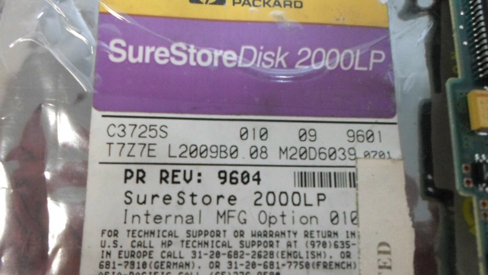 Controller Board only HP C3725S SureStoreDisk 2000LP 50PIN 2GB HDD Controller