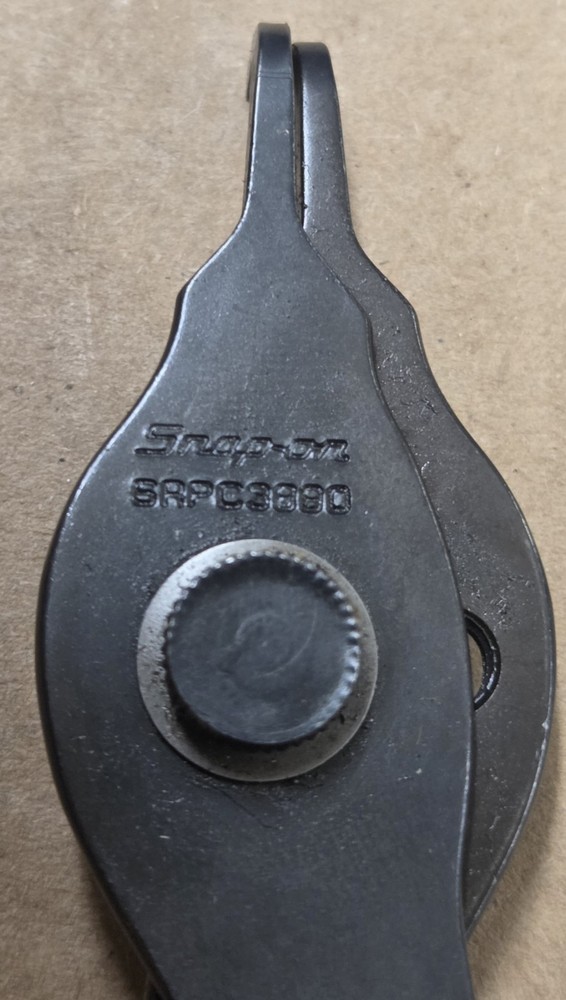 Snap On SRPC3890 90° Bent Tip Snap Ring Pliers Red Handle