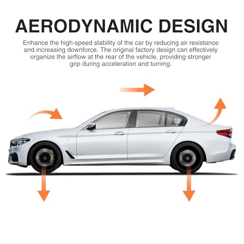 Rear Diffuser Compatible with E90 M Sport 2006-2013 MP Bilateral Dual Outlet