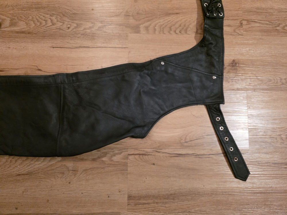 Hot Leathers Motorcycle Chaps Size Medium