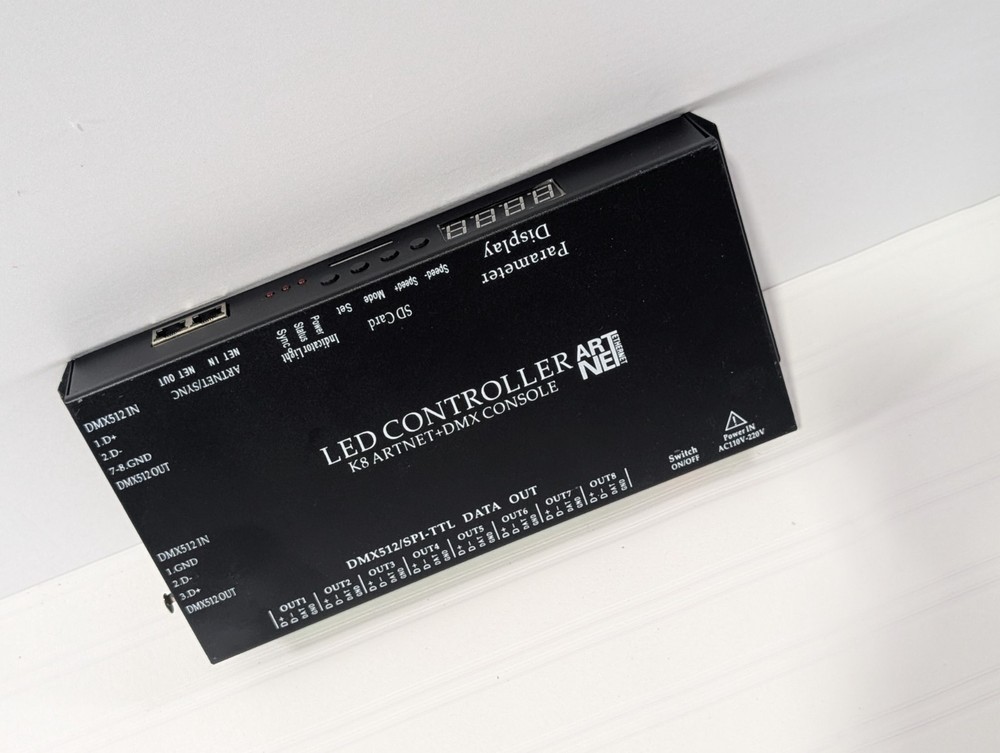 DMX512 Decoder LED Controller Dimmer RGB Stage Lighting Control Driver 4 Channel