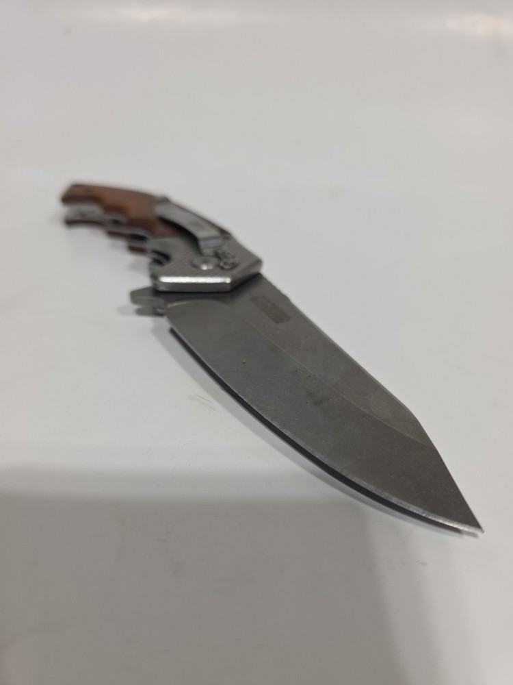 M-Tech Xtreme Ballistic Peacemaker Brown Spring Assisted Knife - Two-Tone Plain
