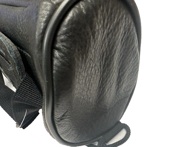 Motorcycle Soft Leather Tool Bags With Dome Studs/Braid