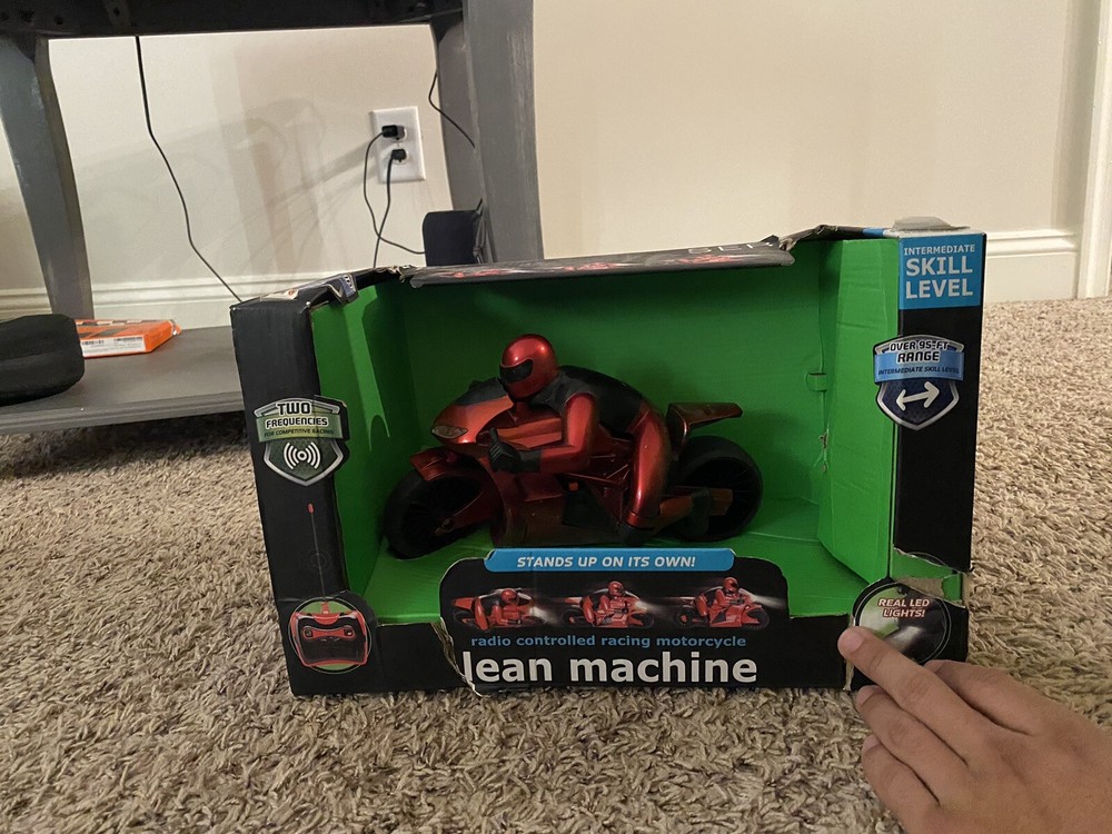 Lean Machine Voice Controlled Motorized Motorcycle